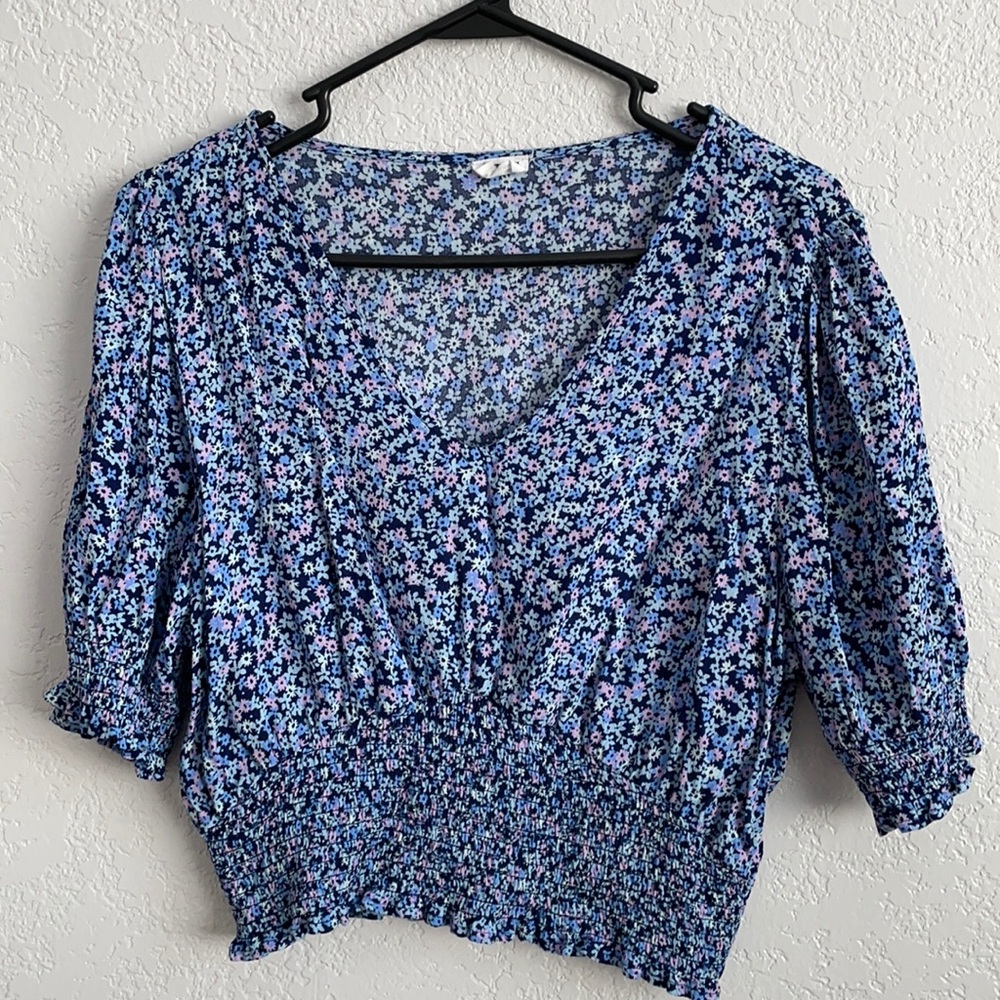Puff Sleeve Tea Blouse
